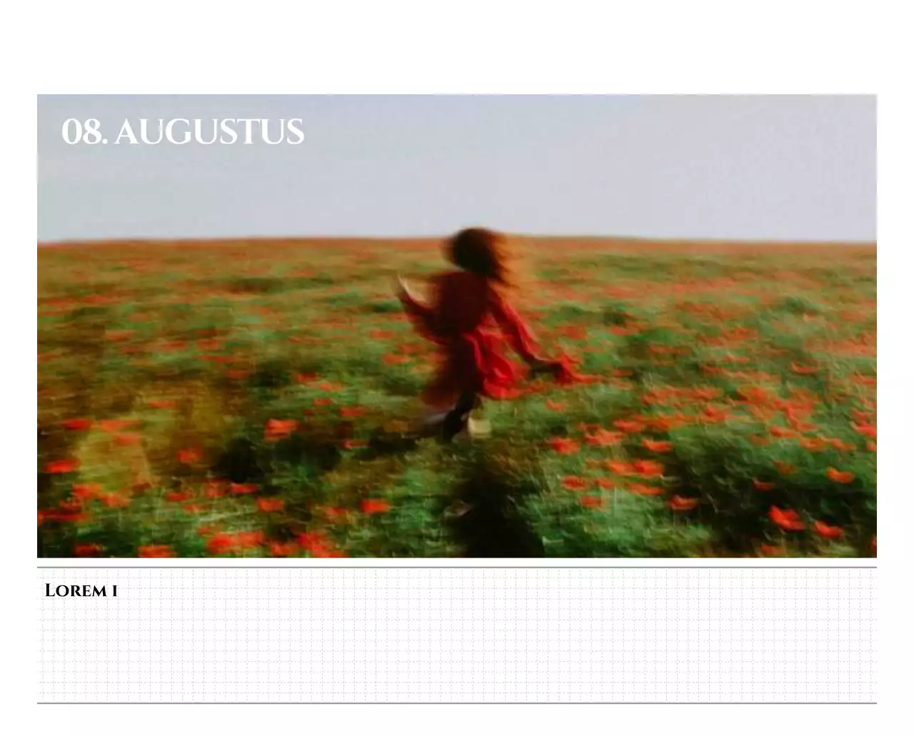 Eenvoudige stijl muurkalender met zwart-wit emotionele reisfotografie concept