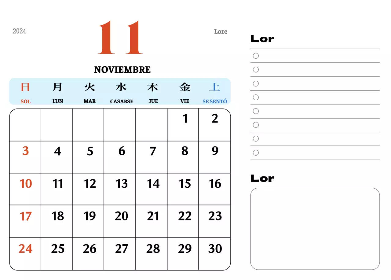 Posavasos retro rojo y azul calendario de recuerdos
