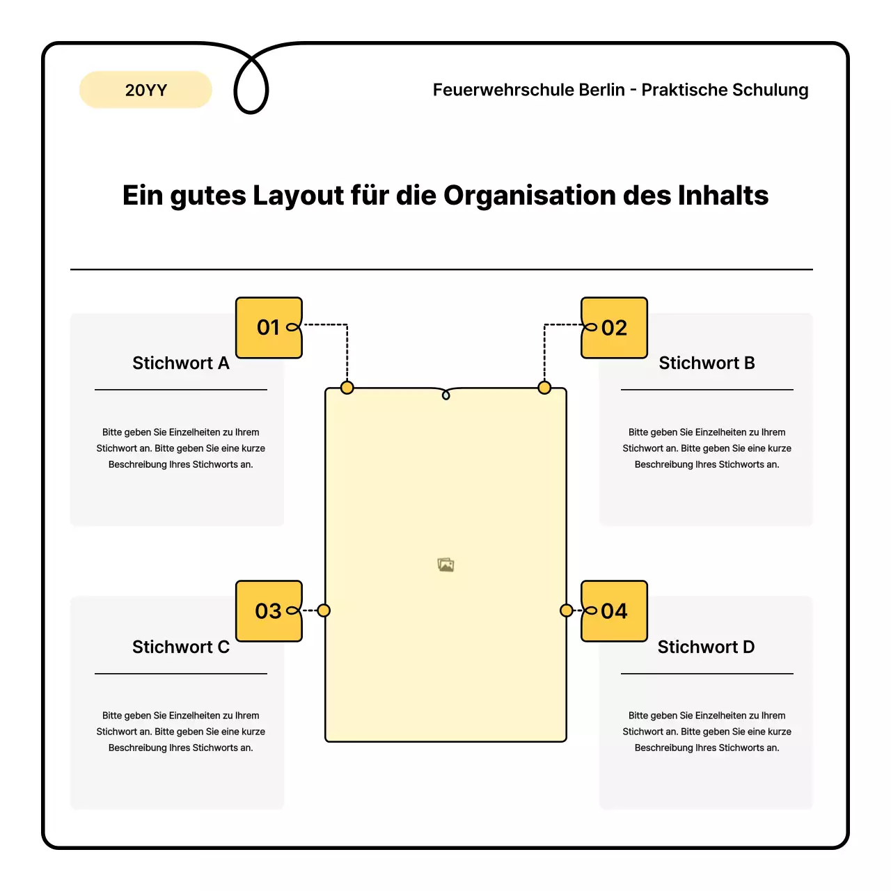 Gelbe und orangefarbene Grundlagen und ein süßes kleines Merkblatt zur Brandschutzerziehung