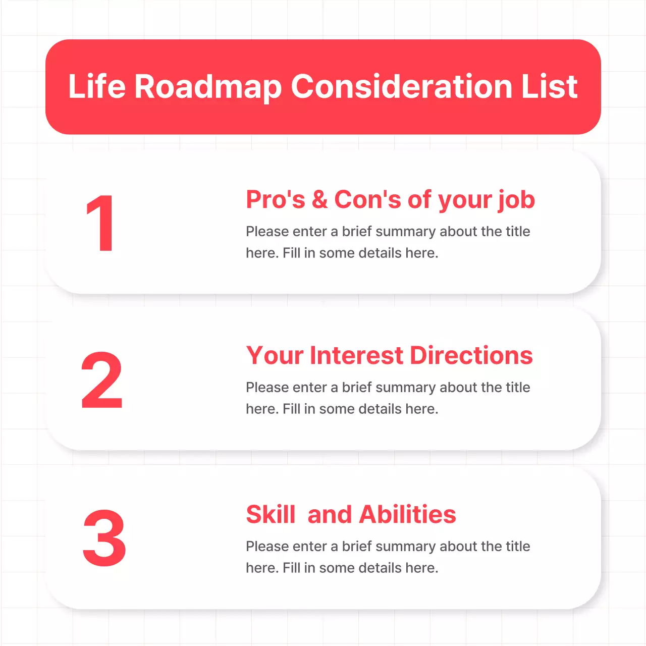 Promote Red's simple career roadmap tips