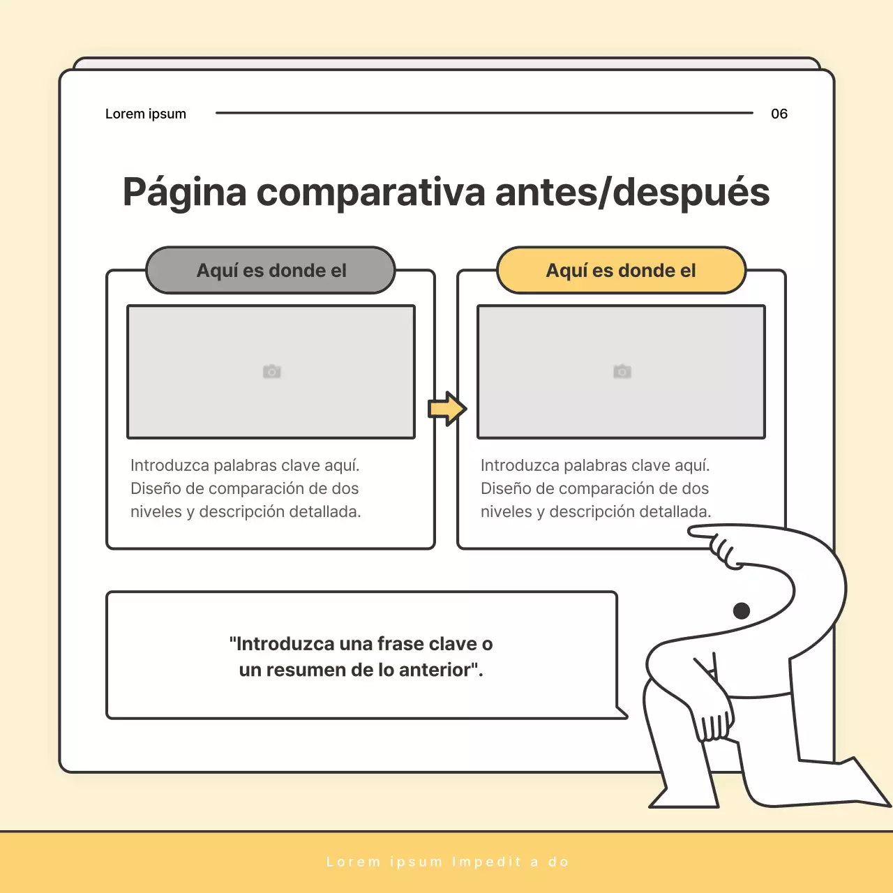 Un correo básico amarillo y blanco de la oficina de bienestar social