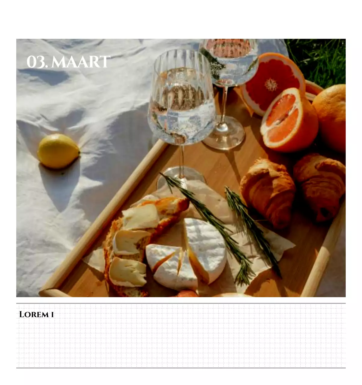 Eenvoudige stijl muurkalender met zwart-wit emotionele reisfotografie concept