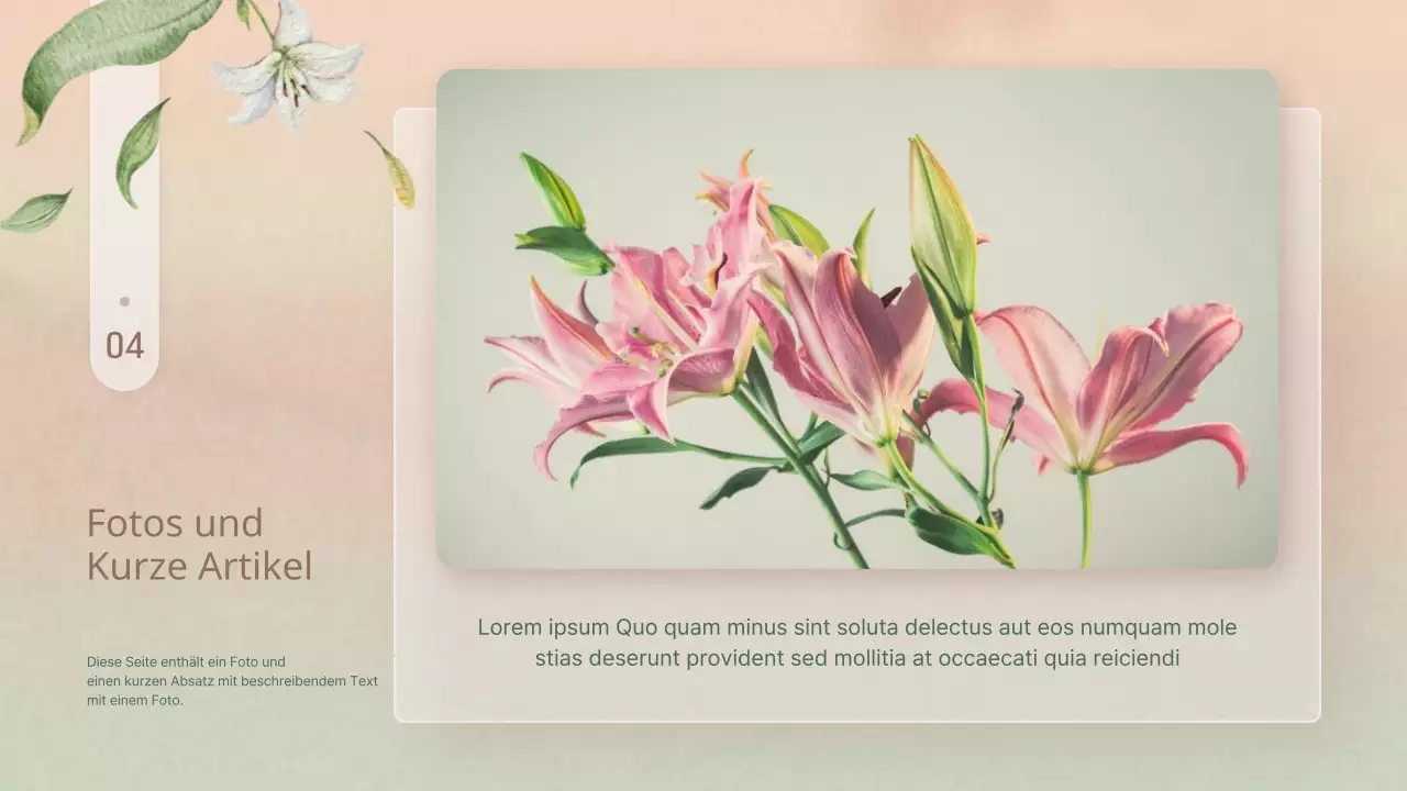 Einfache Winterblumen in rosa und gelber Aufmachung