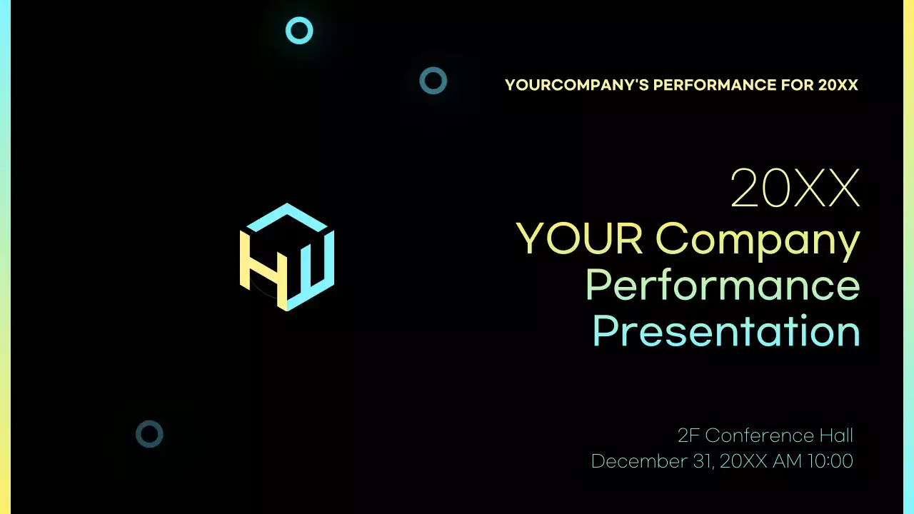 블랙 미니멀리스트 퍼포먼스 프리젠테이션 유튜브 썸네일