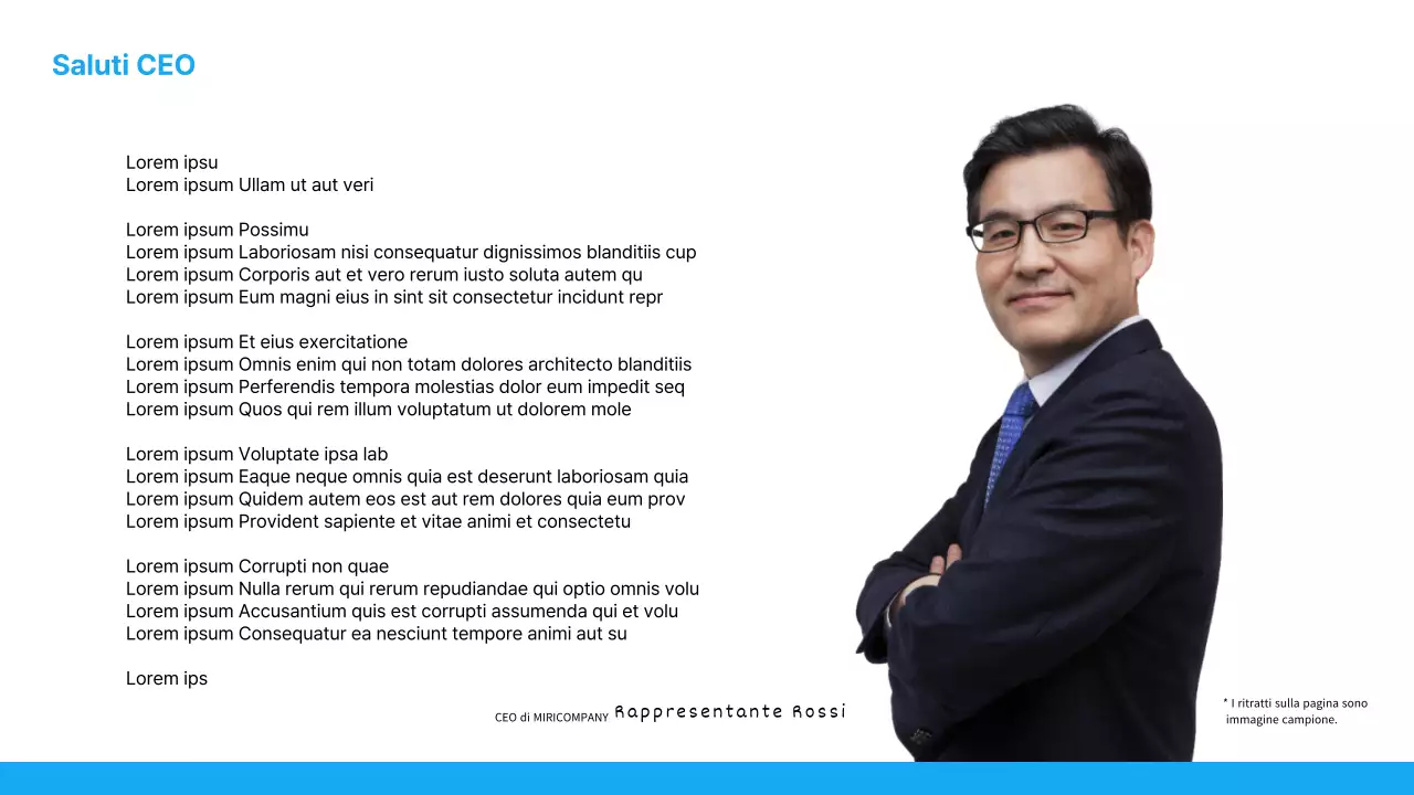 Una semplice introduzione al rapporto sui guadagni in bianco e blu chiaro