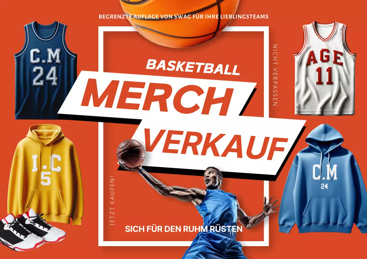 Ein Leitfaden für den trendigen orange-weißen March Madness Sale