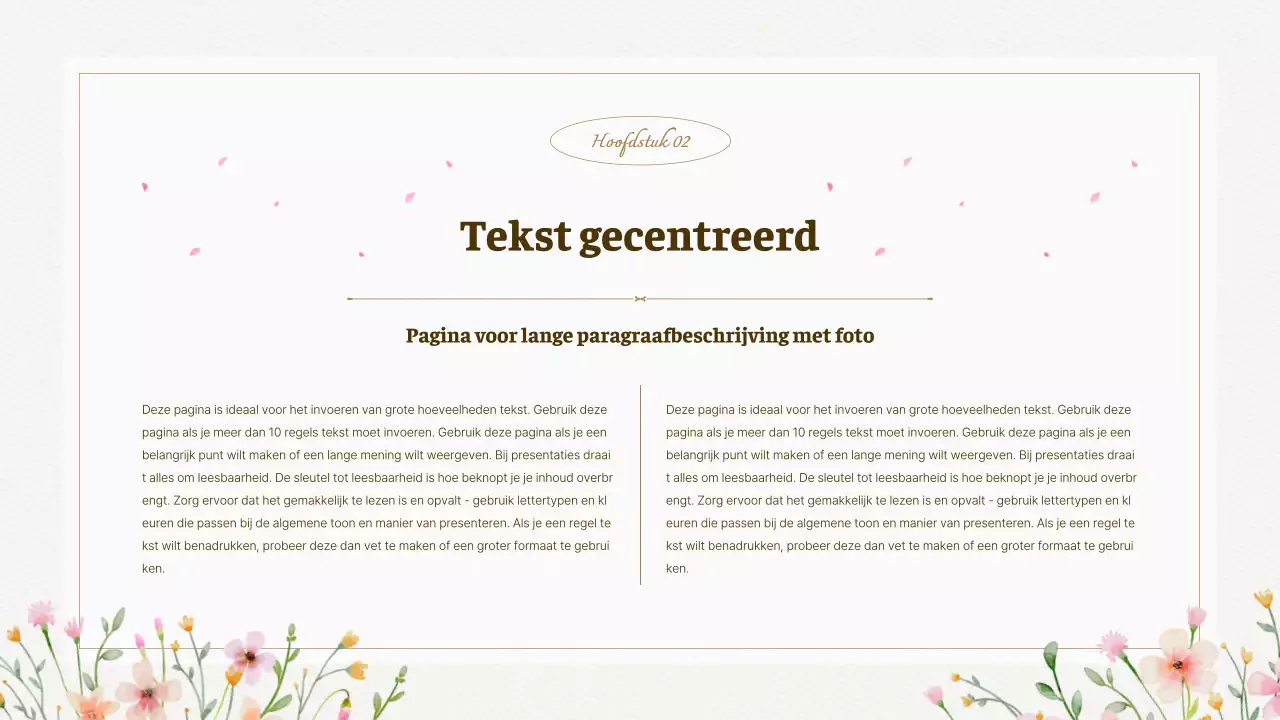 Luxe aquarel bloemen achtergrond voorstel in ivoor