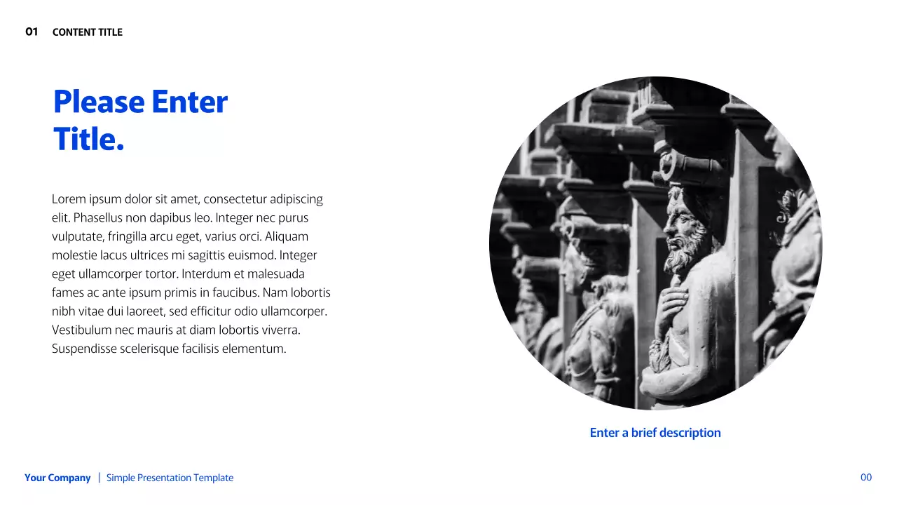 Blue Minimal Business Presentation