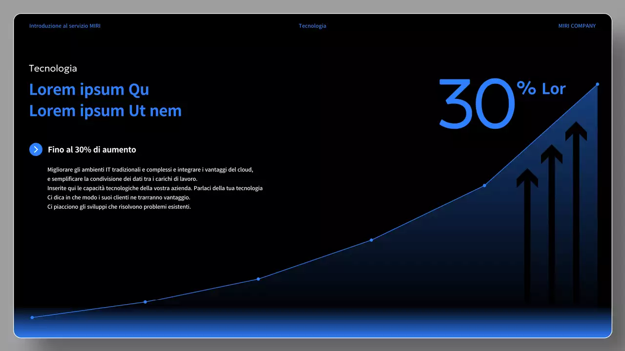 Un semplice brief di servizio nero e blu