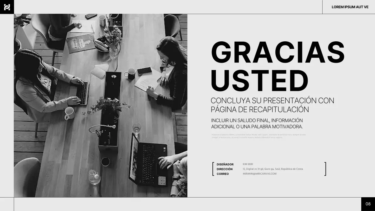 Informe sencillo, gris y negro, de diseño común