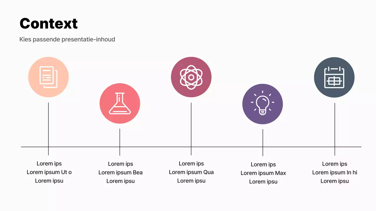 Een modern ideeënproces in paars
