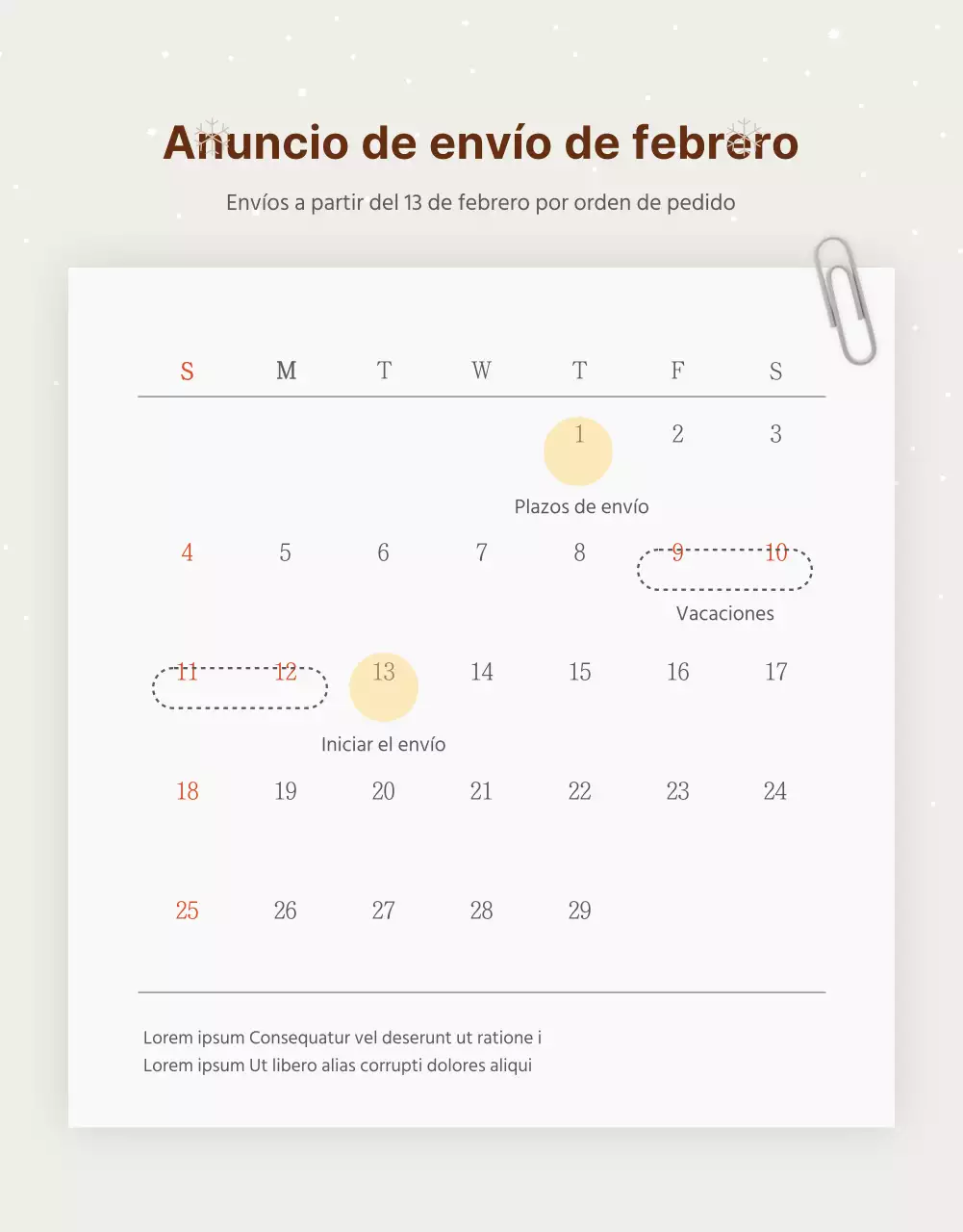 Anuncio de un sencillo set de regalo navideño hanwa en beige y marrón