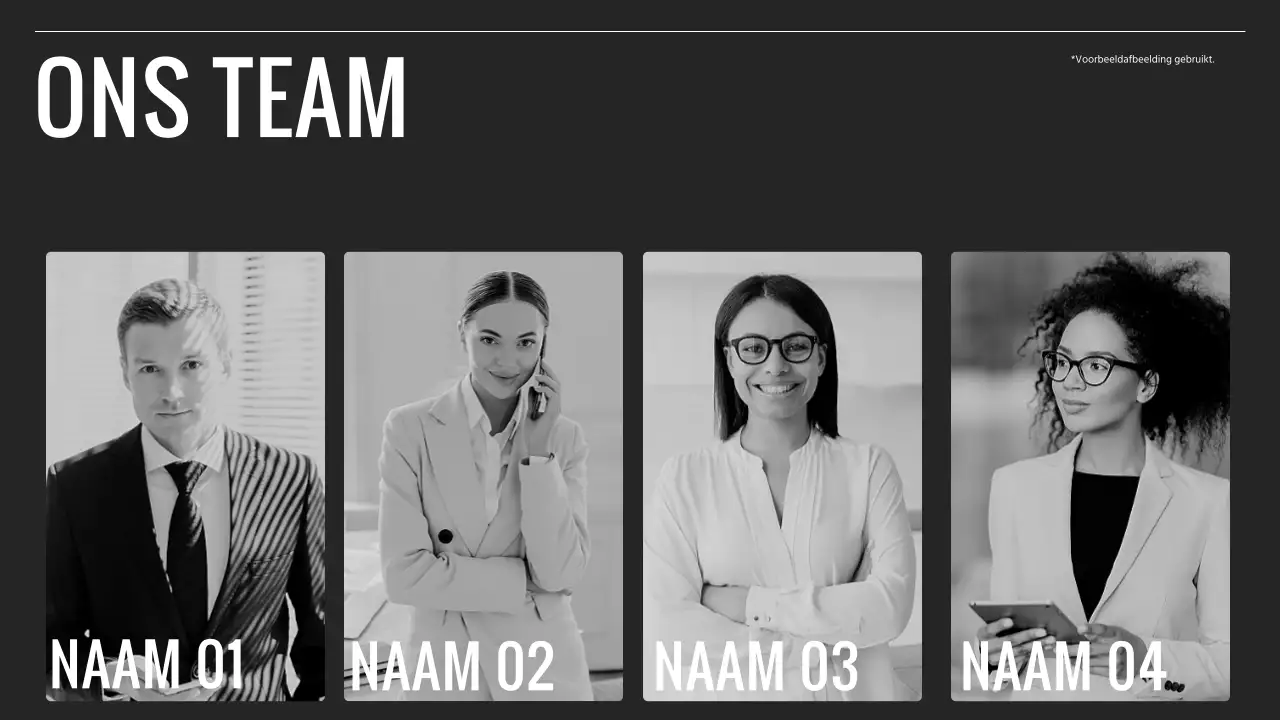 Minimalistisch zwart-wit bedrijfsrapport