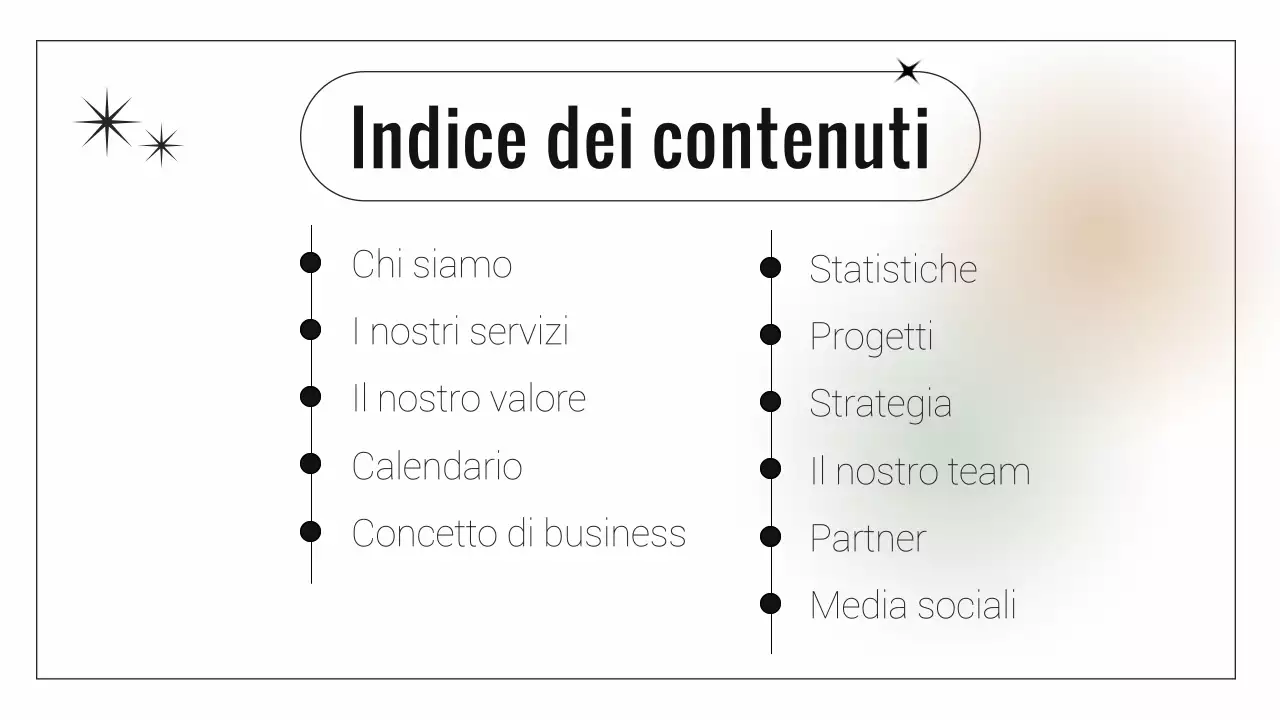 Relazione d'affari minimalista in bianco e beige