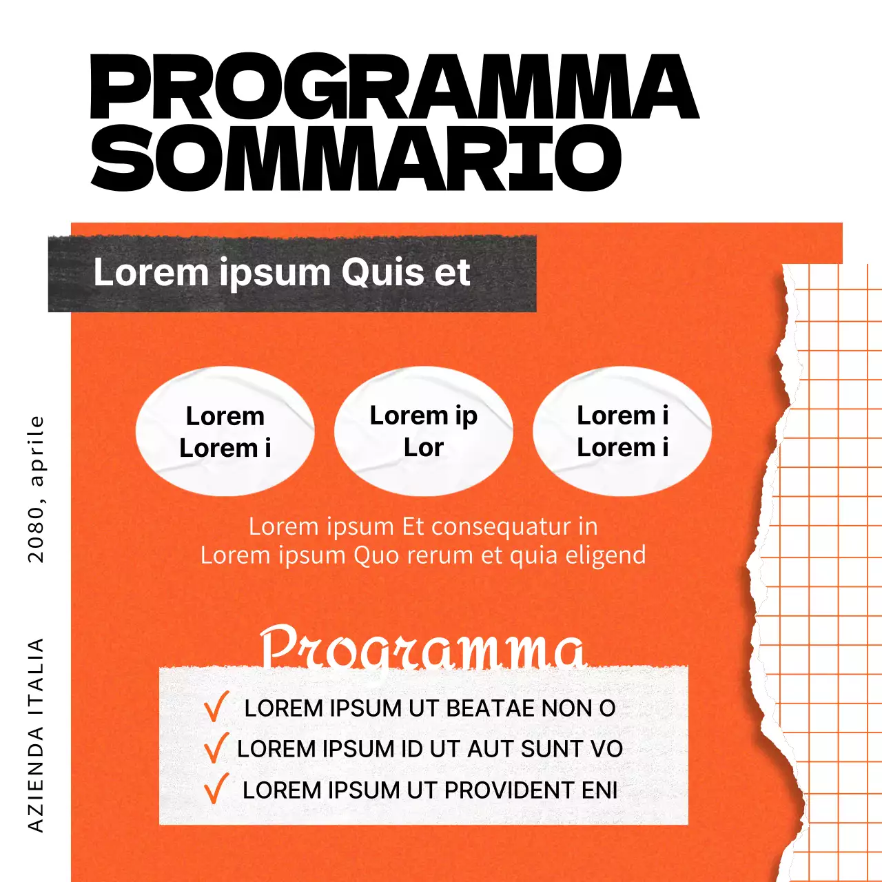 Promuovere i concerti della camminata arancione e blu