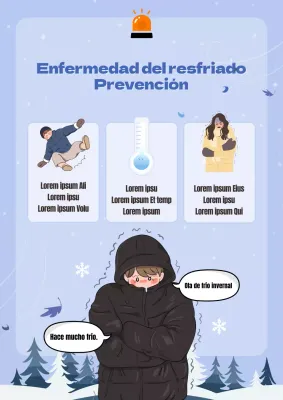 Consejos para prevenir el resfriado en celeste y negro