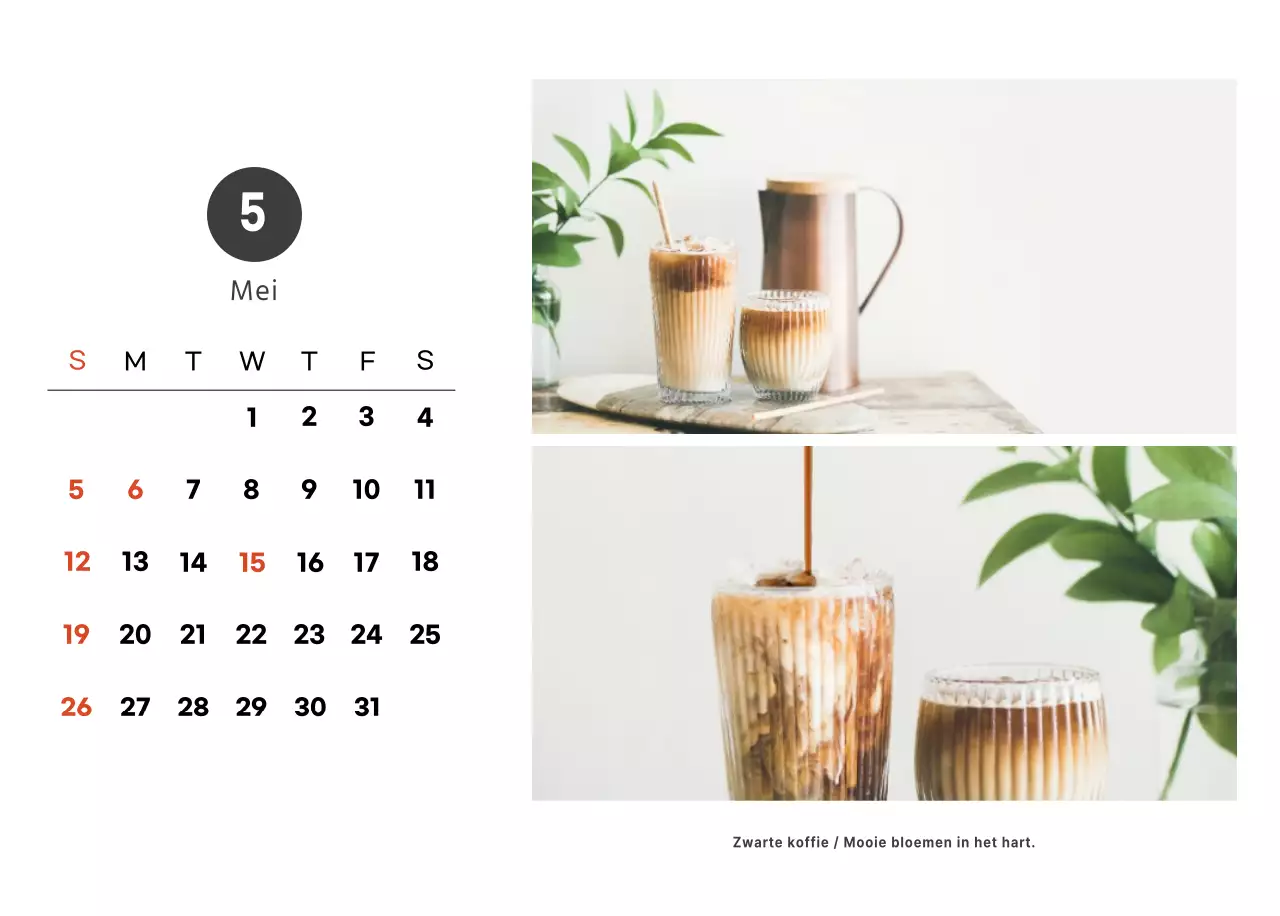 Een wit en bruin sentimenteel café