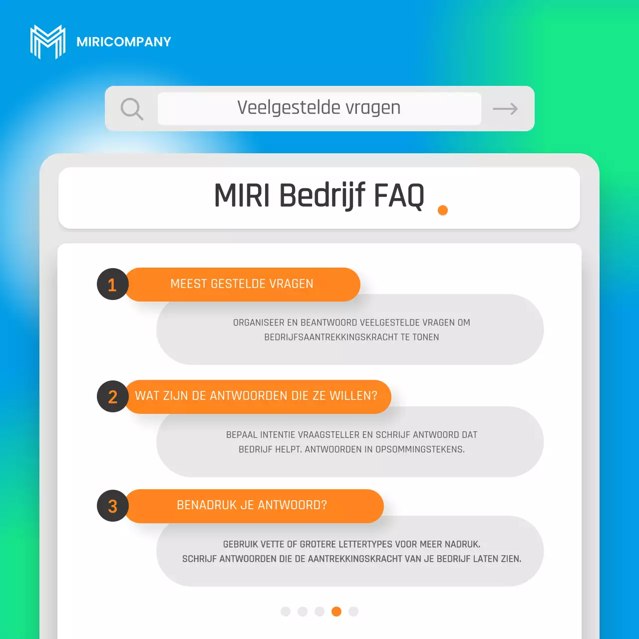 Een eenvoudig blauw en fluorescerend pitchboek voor bedrijven