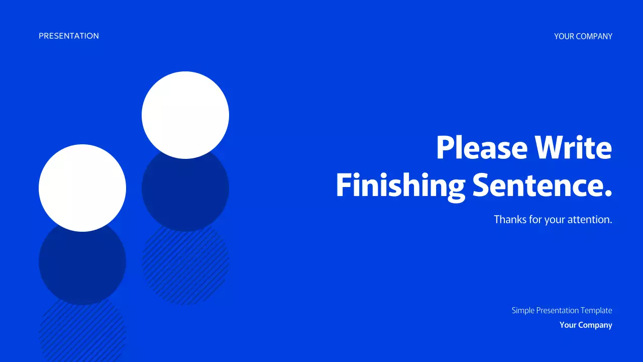 Blue Minimal Business Presentation