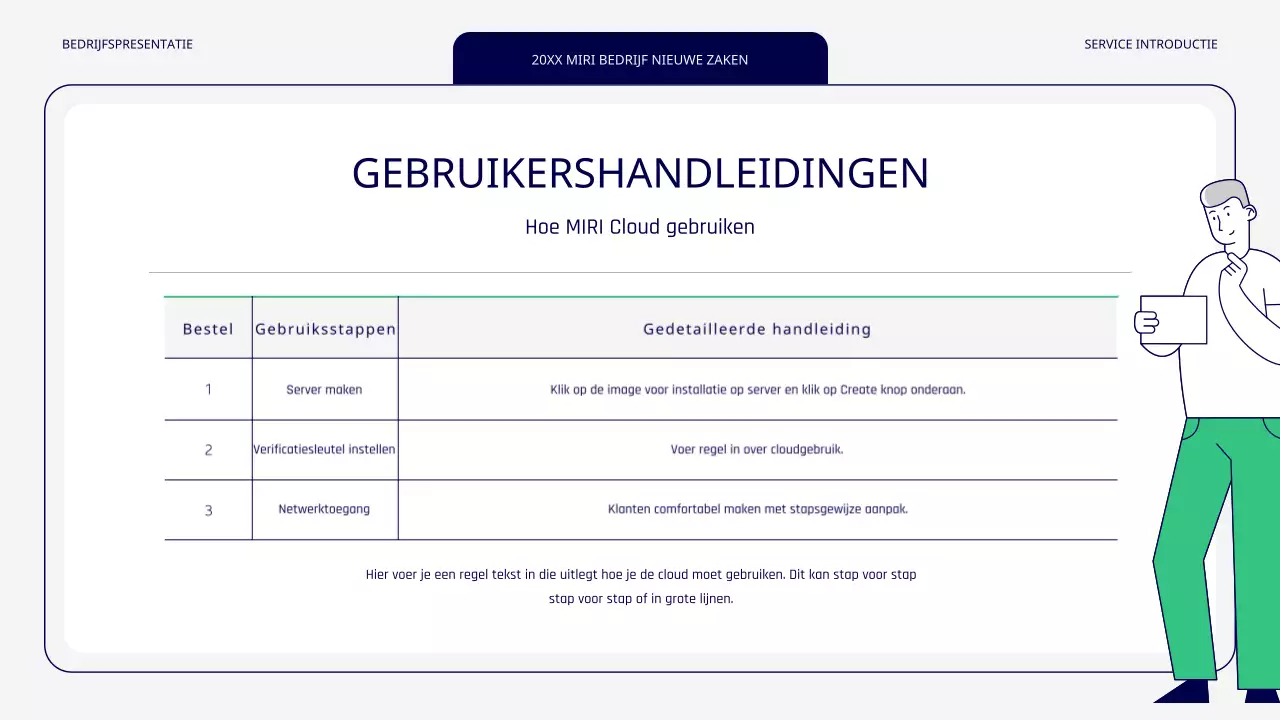 Een eenvoudig groen en grijs nieuw servicepunt