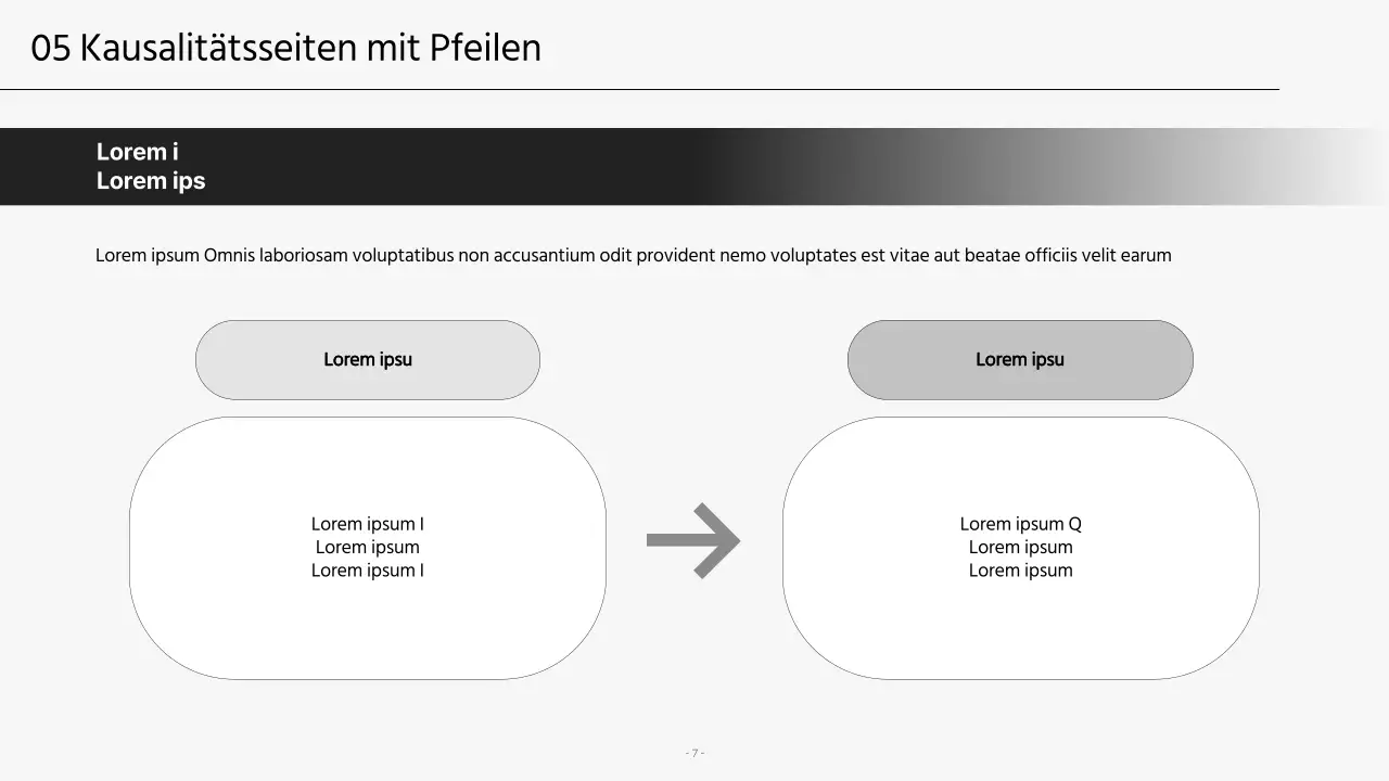 Moderne Unternehmenspräsentationen in Schwarz und Weiß