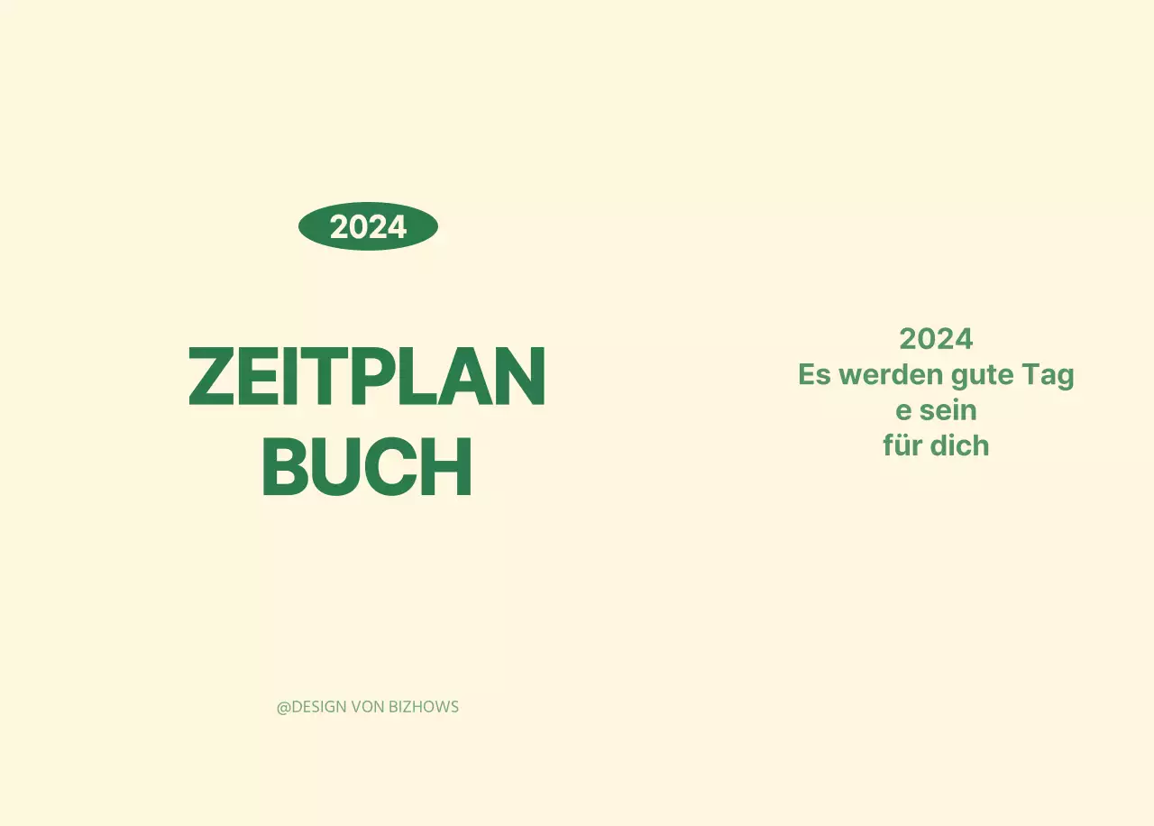 SAT D-day Notizblock Konzept Wandkalender in grün und hellgelb