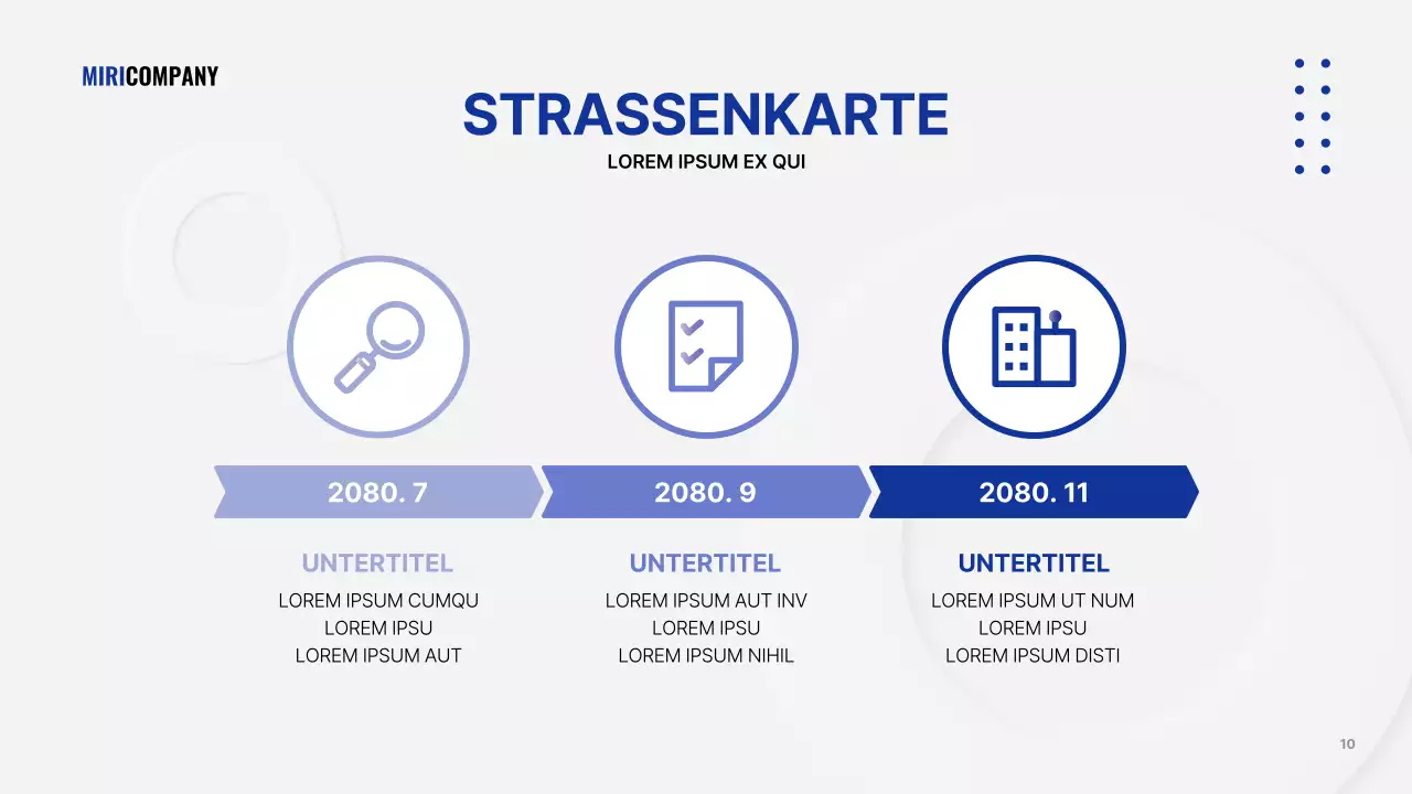 Eine graue, einfache Geschäftspräsentation