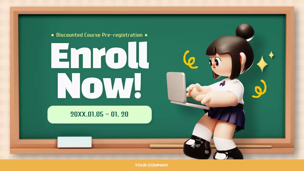 그린 심플 스터디 가이드 프레젠테이션