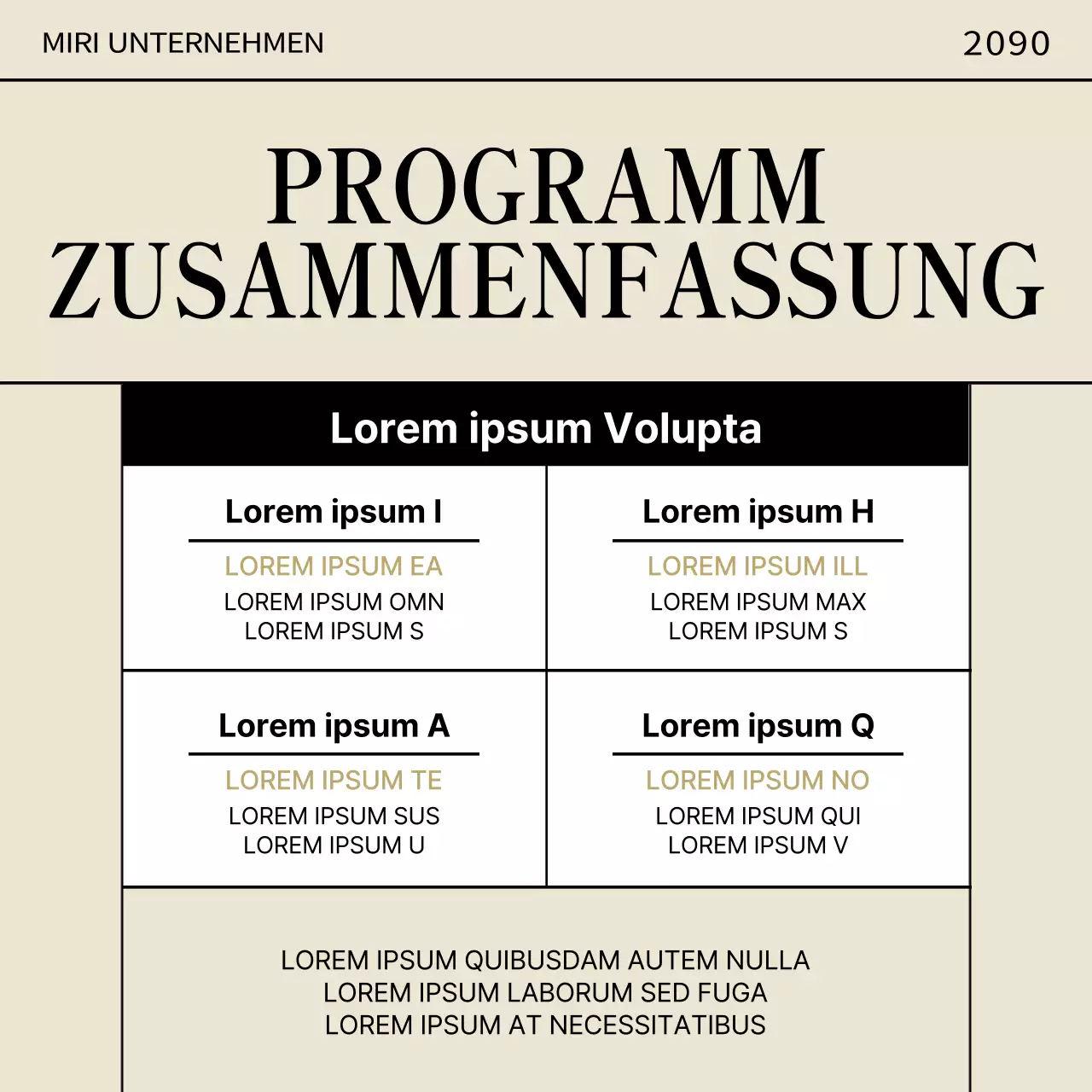 Werbung für ein einfaches Wanderkonzert in Gelb und Schwarz