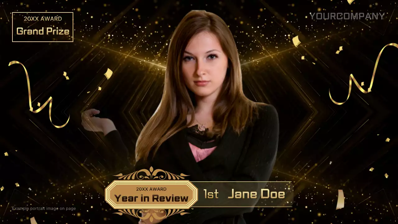 블랙 엘레강트 어워드 발표 포스터