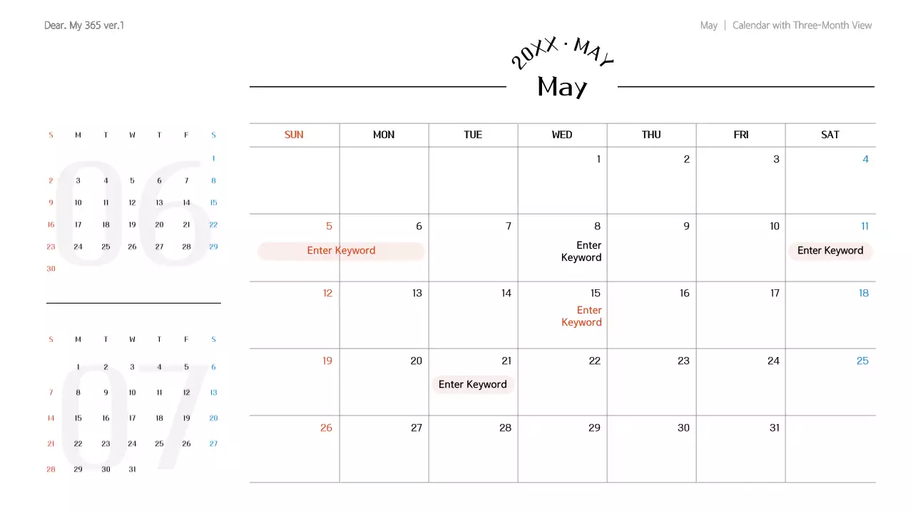 Green Modern Calendar Planner Presentation