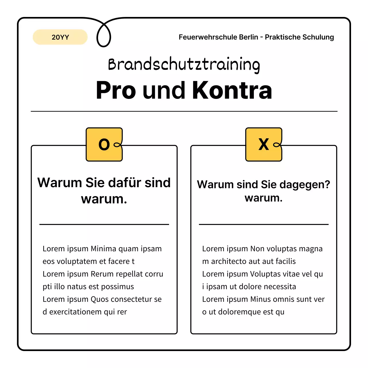 Gelbe und orangefarbene Grundlagen und ein süßes kleines Merkblatt zur Brandschutzerziehung