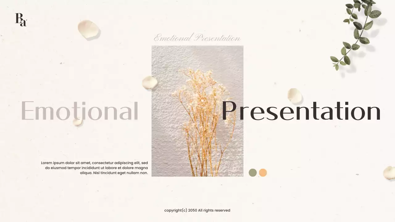 베이지 미니멀 문서 프레젠테이션