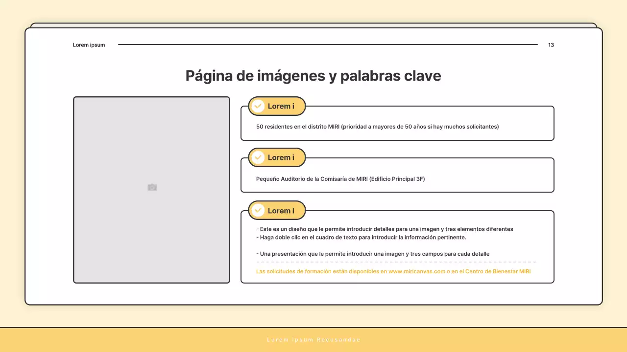 Un correo básico amarillo y blanco de la oficina de bienestar social