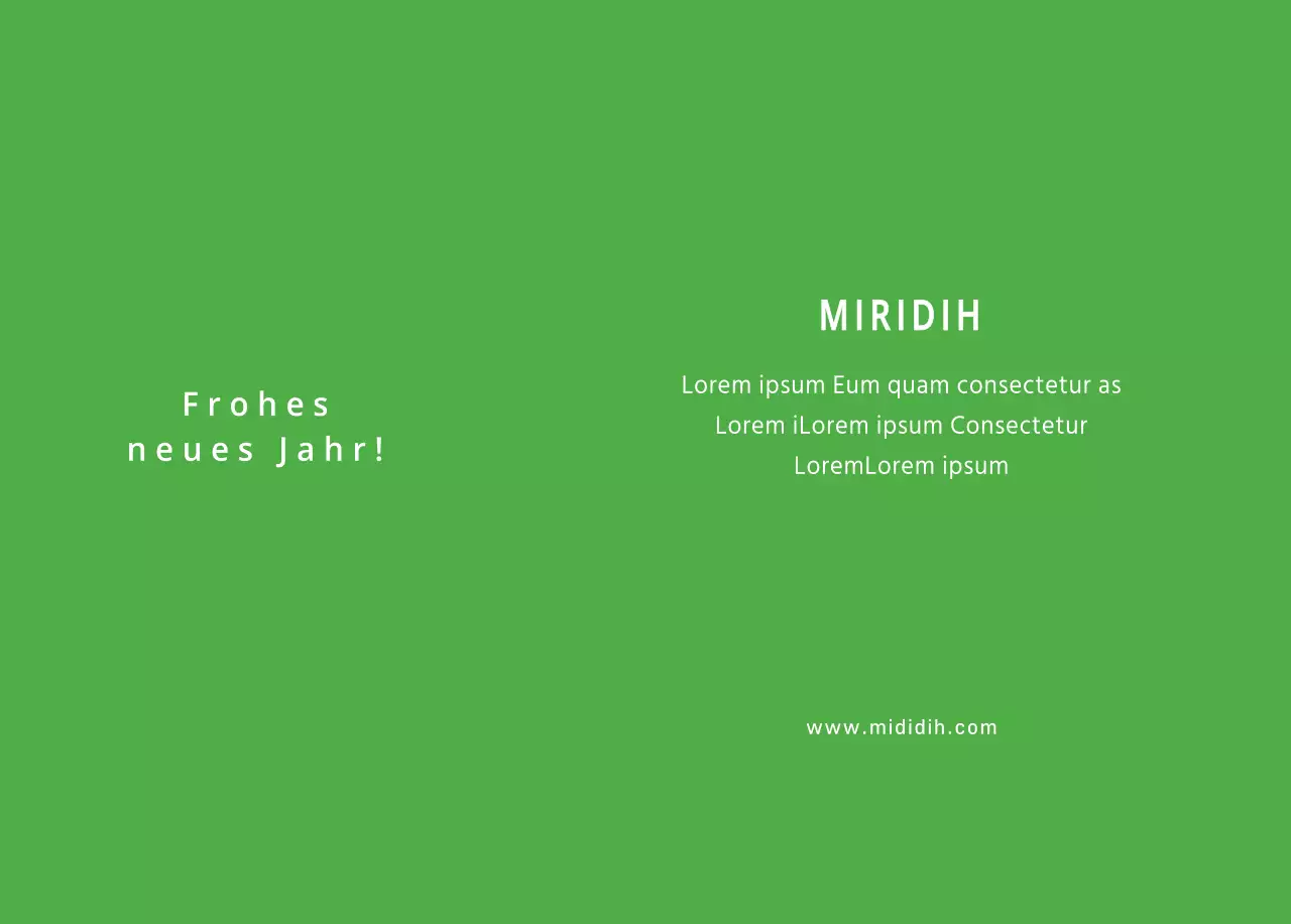 Niedlich illustrierter grüner Tischkalender mit Familienthemen