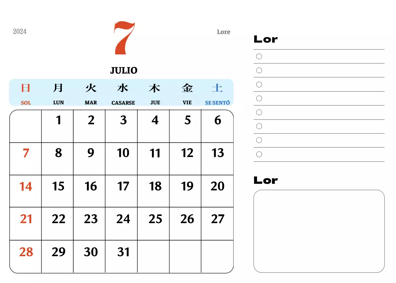 Posavasos retro rojo y azul calendario de recuerdos