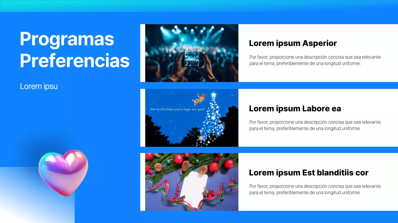 Informes de evaluación de fin de año en azul