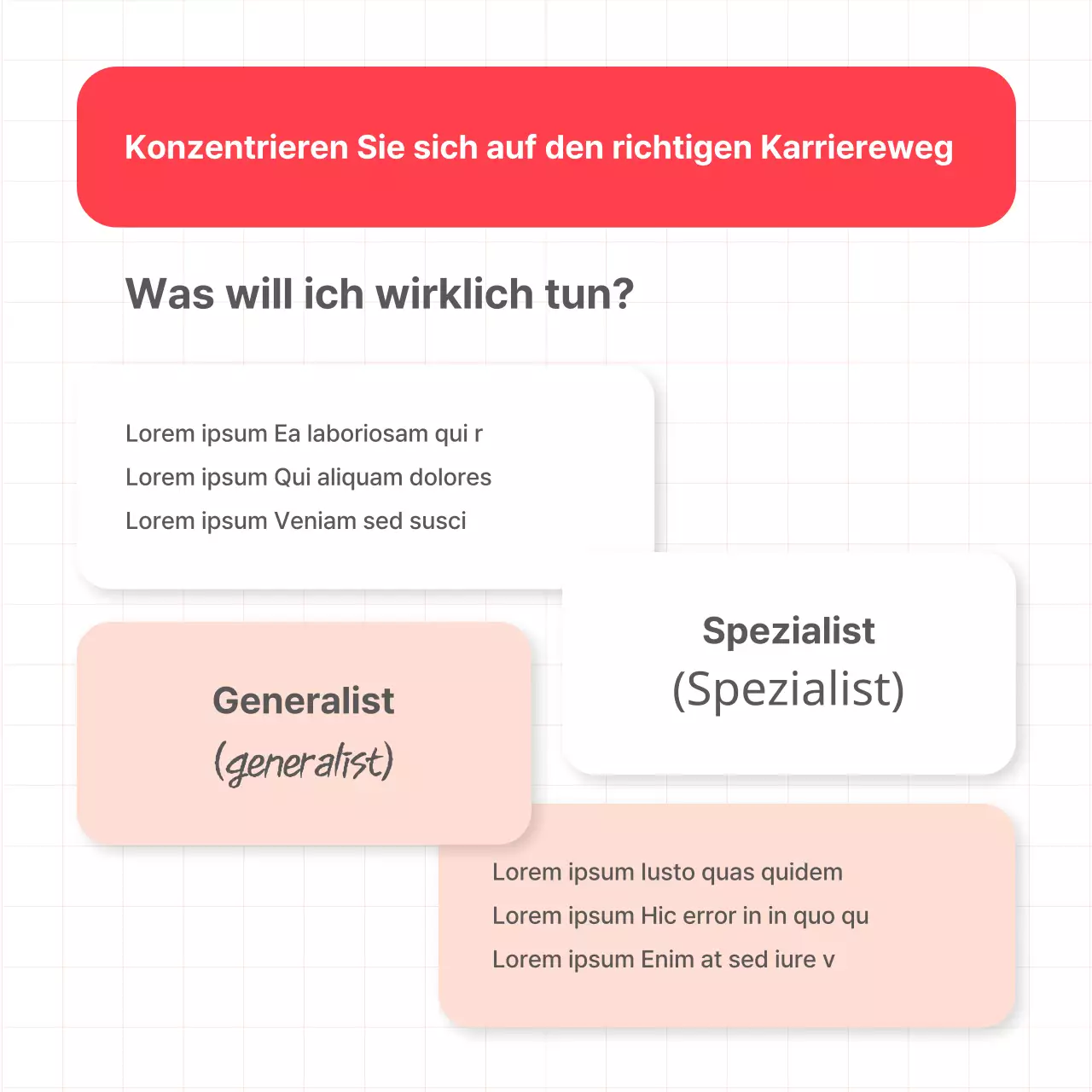 Die einfachen Tipps von Red für die Karriereplanung fördern