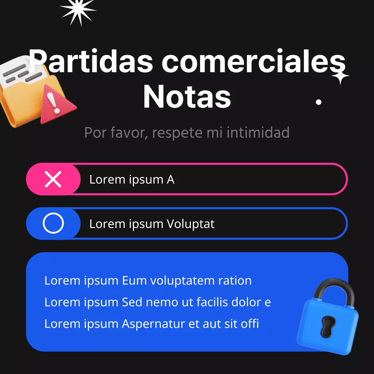 Anuncio negro y fluorescente del mercado de intercambio de moda