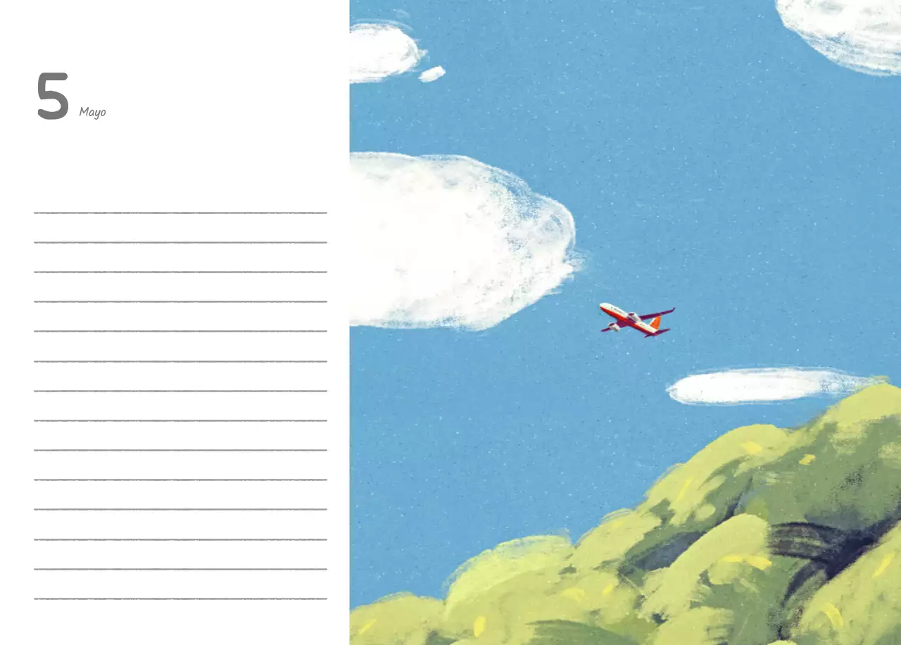 Simpáticos calendarios con adorables ilustraciones