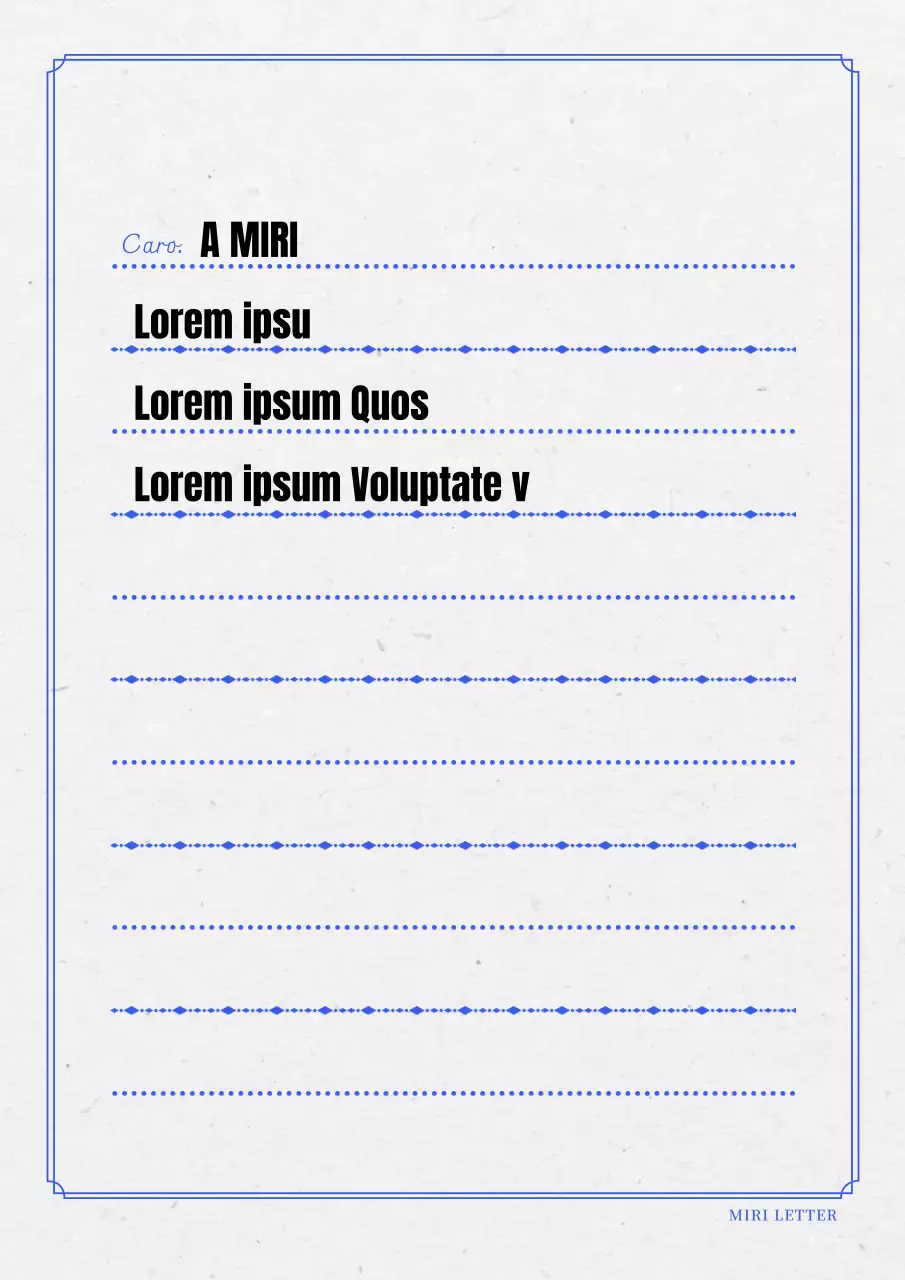 Cartoleria analogica moderna in blu