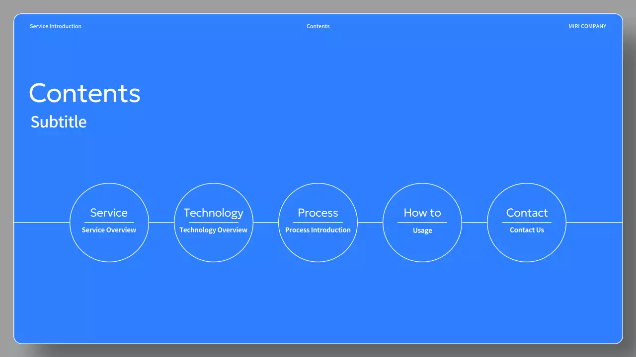 Black Modern Service Presentation