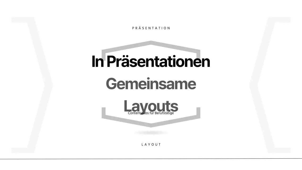 Schwarz-weiß, modernes Layout Bericht