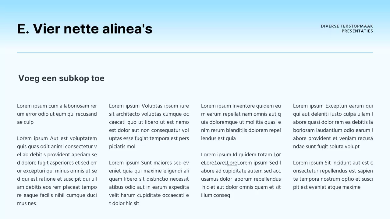 Een eenvoudig zakelijk rapport in regenboog en zwart