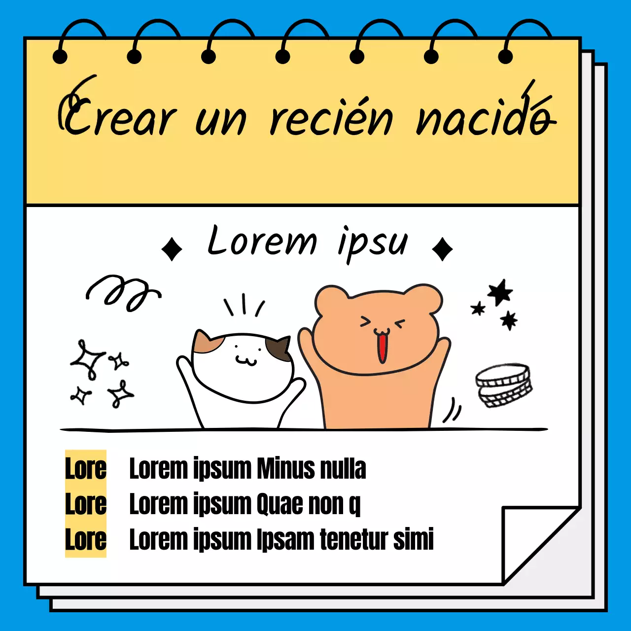 Cómo hacer un pajarito amarillo y azul