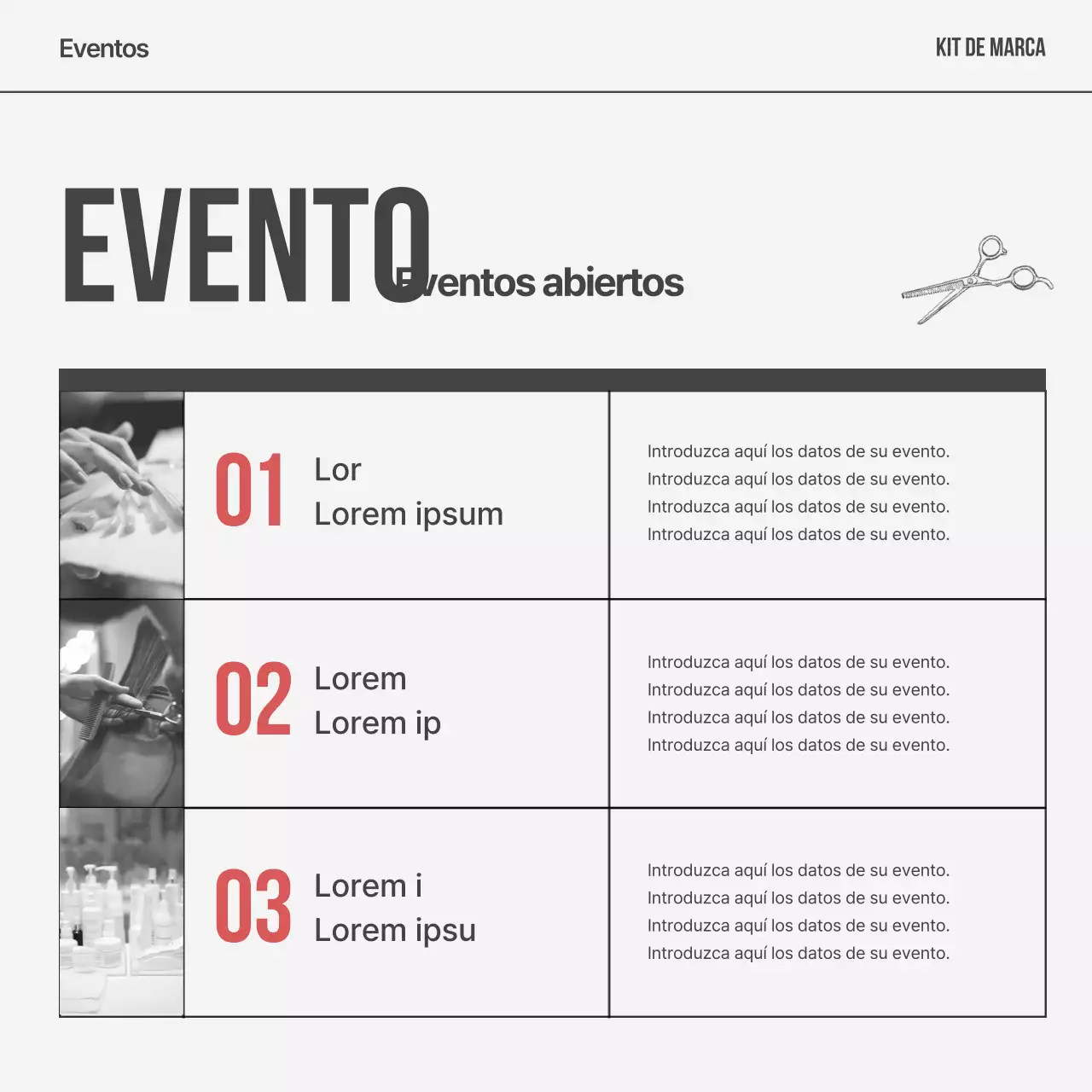 Post de la marca Red's modern hair