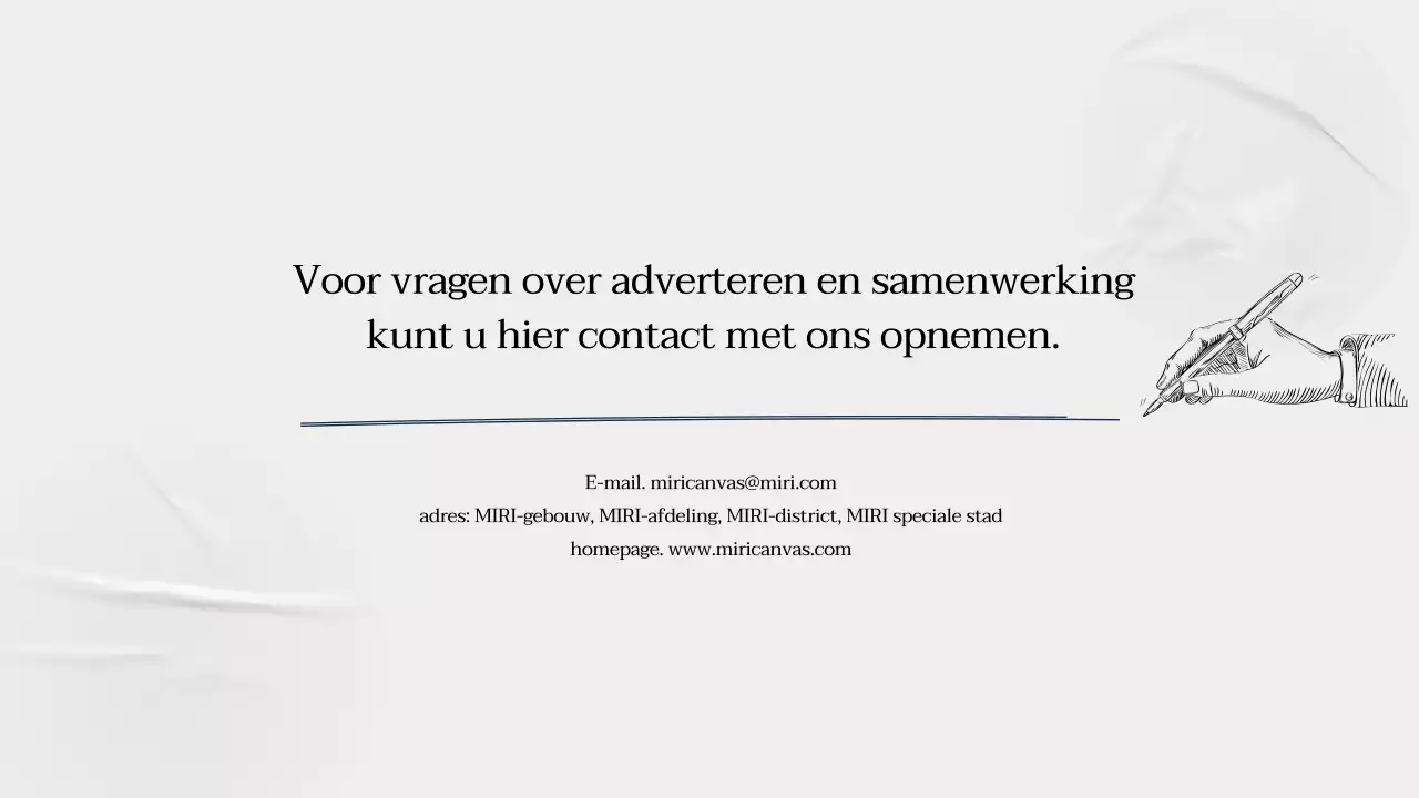 Een eenvoudig, grijs, verhalend bedrijfsprofiel