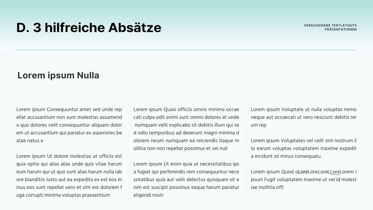 Ein einfacher Geschäftsbericht in Regenbogen und Schwarz