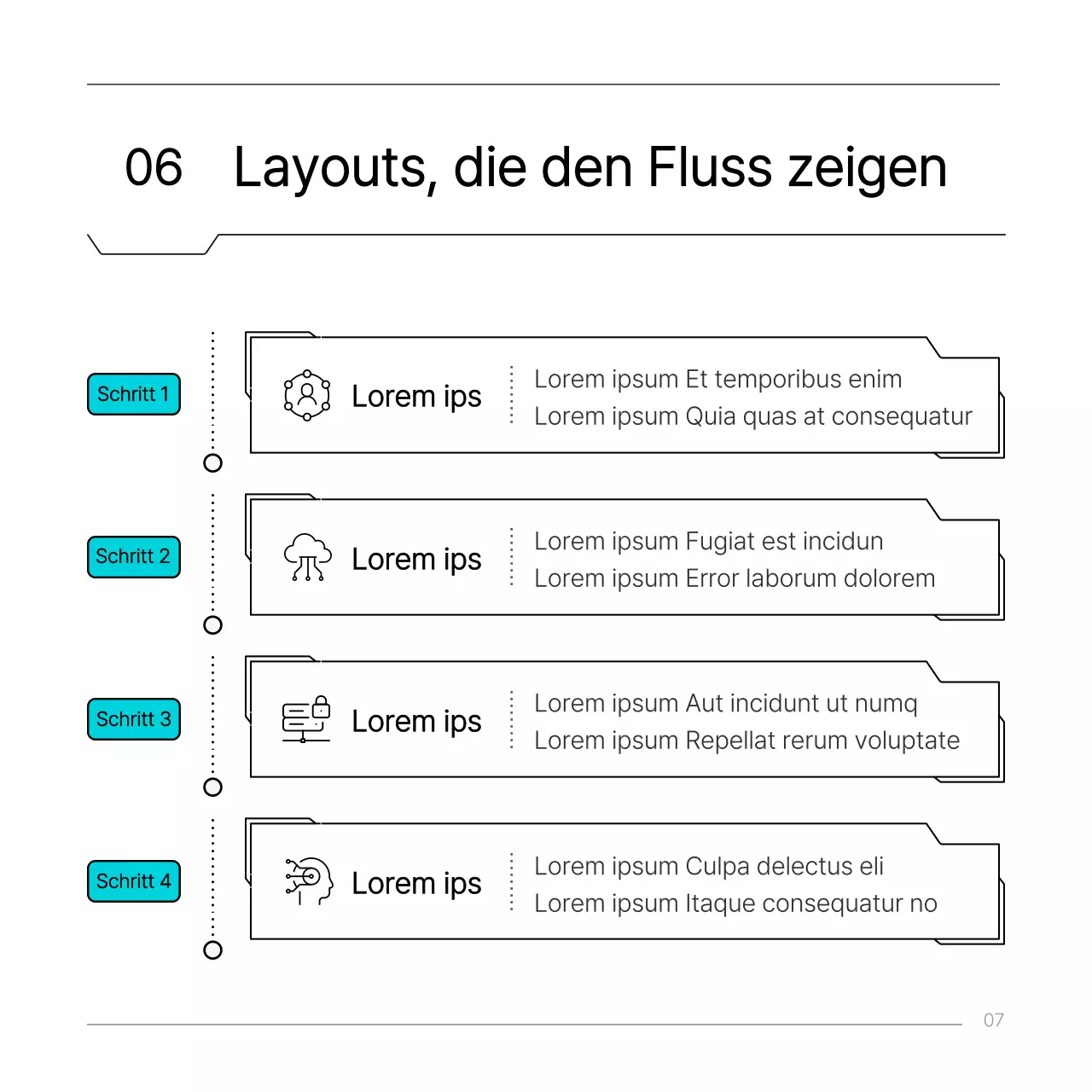 Hellblaues einfaches technisches Schaltungskonzept Bericht