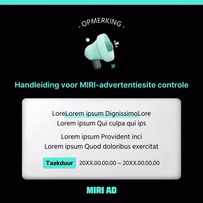 Een eenvoudig zwart en mint onderhoudsbericht voor de site